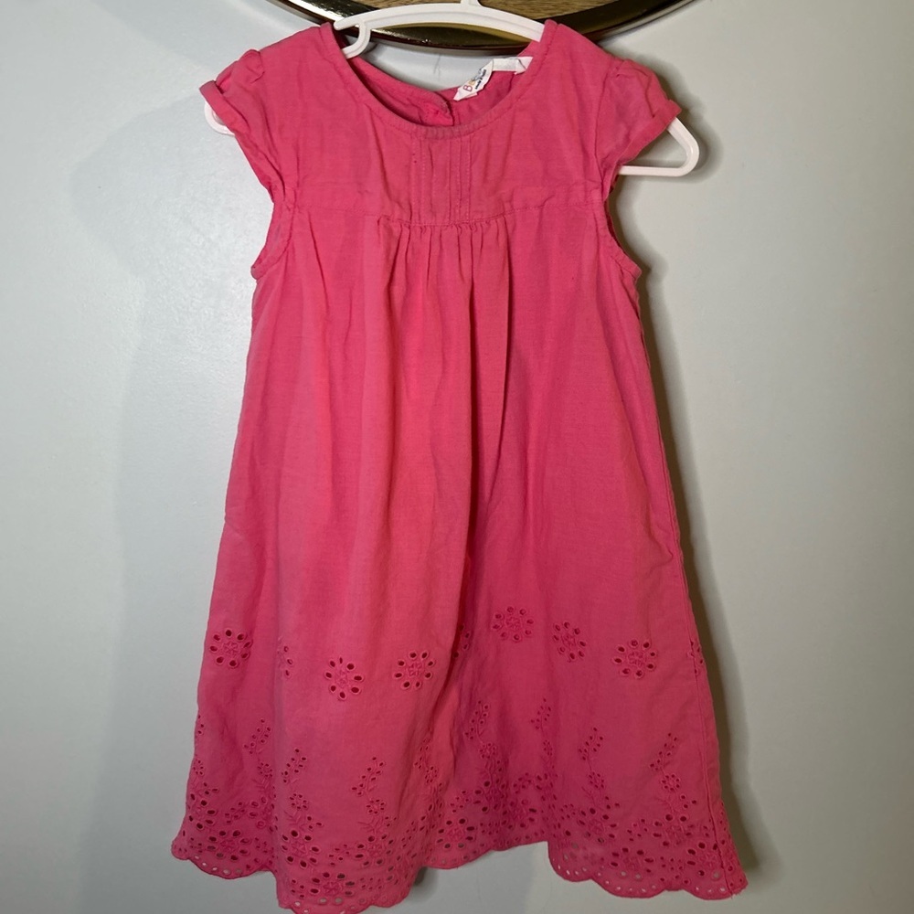 5 for $30 Charming Pink Eyelet Kids Dress